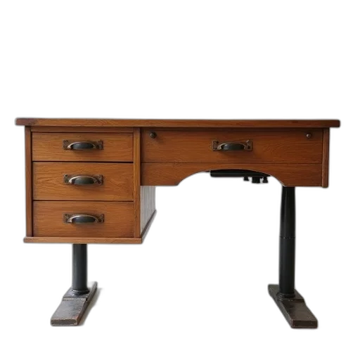 furniture, staff, 3d render, earth tones transparent PNG cut-out