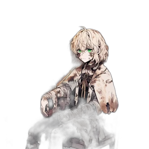weapon, staff, creature, mask transparent PNG cut-out