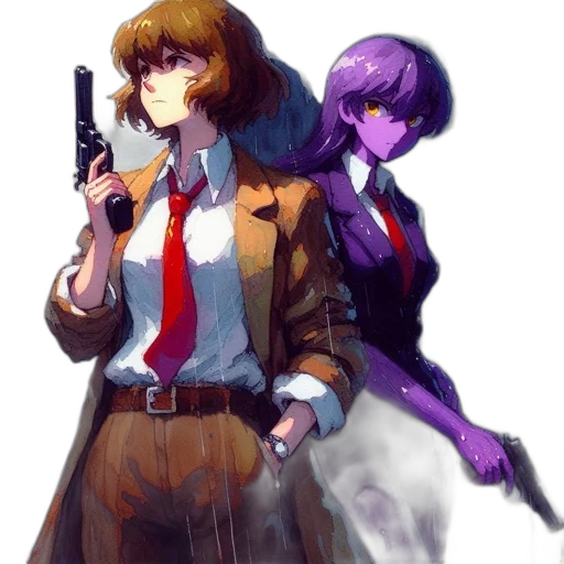 weapon, staff, jacket, concept art transparent PNG cut-out