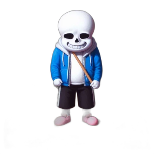 jacket, mask, staff, robot transparent PNG cut-out