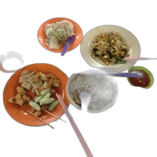 food, table, filled, various transparent PNG cut-out