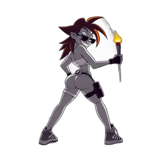 staff, weapon, sword, robot transparent PNG cut-out