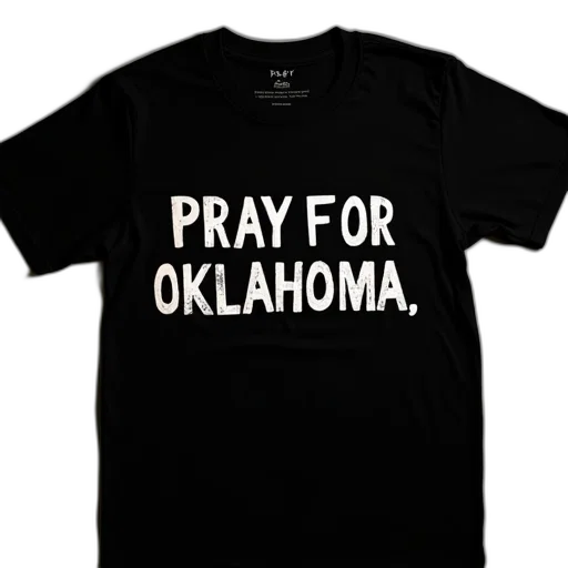text, pray, oklahoma, black transparent PNG cut-out