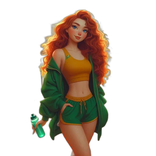 jacket, dress, fantasy art, concept art transparent PNG cut-out