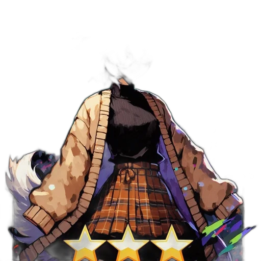 jacket, staff, dress, hat transparent PNG cut-out