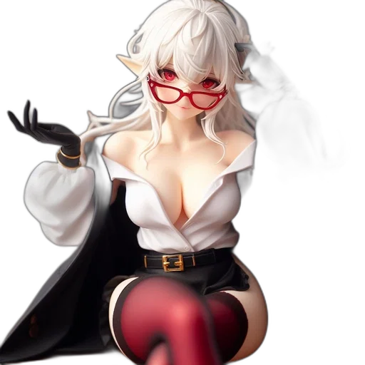 dress, staff, fantasy art, concept art transparent PNG cut-out