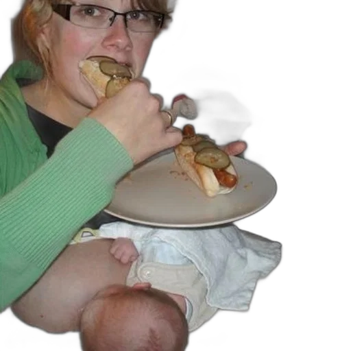 food, creature, jacket, face transparent PNG cut-out