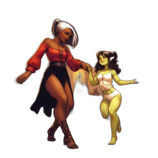 concept art, fantasy art, comic book art, pixel art transparent PNG cut-out