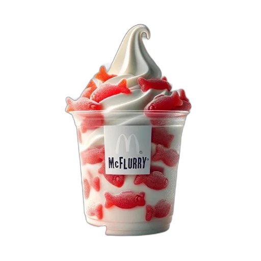 food, crown, photorealistic, 3d render transparent PNG cut-out