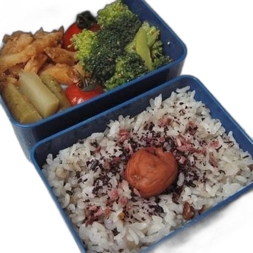 food, bento, box, rice transparent PNG cut-out