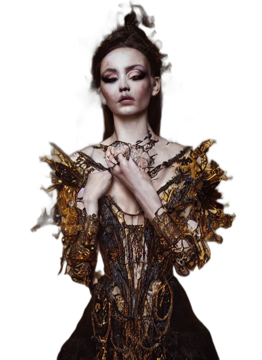 dress, jewelry, crown, jacket transparent PNG cut-out