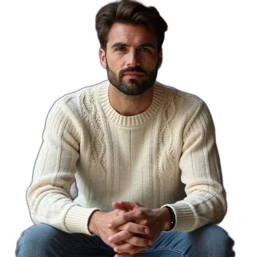 jacket, face, staff, furniture transparent PNG cut-out