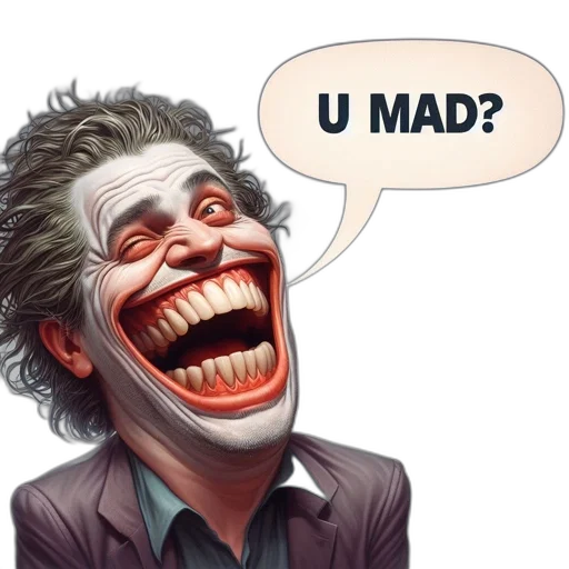 comical, illustration, displays, exaggerated transparent PNG cut-out