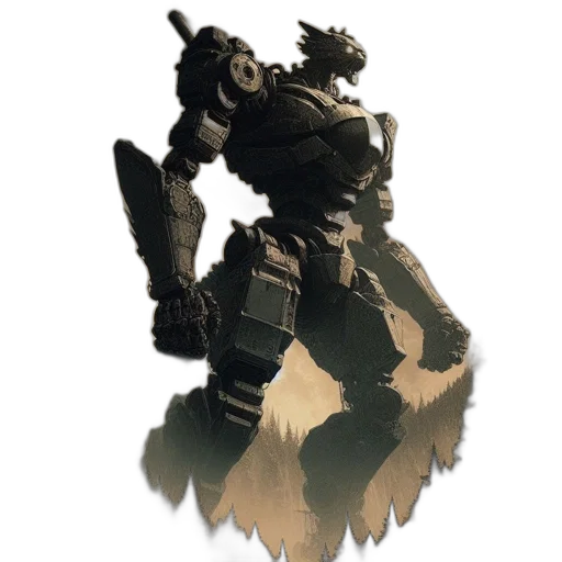 robot, weapon, creature, dragon transparent PNG cut-out
