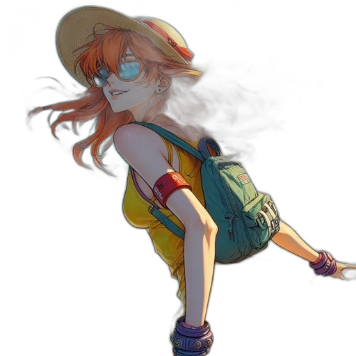 hat, staff, jacket, weapon transparent PNG cut-out
