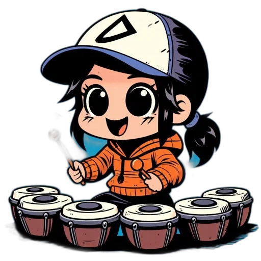 cartoon, pixel art, anime, concept art transparent PNG cut-out
