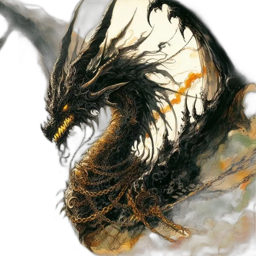 dragon, creature, fantasy art, concept art transparent PNG cut-out