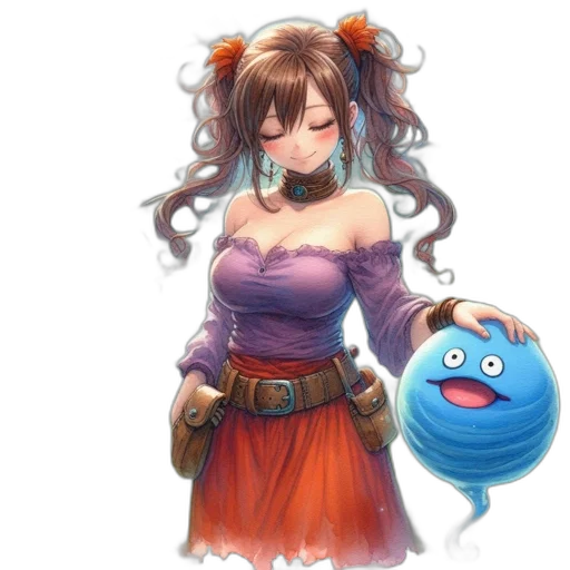 staff, dress, weapon, creature transparent PNG cut-out