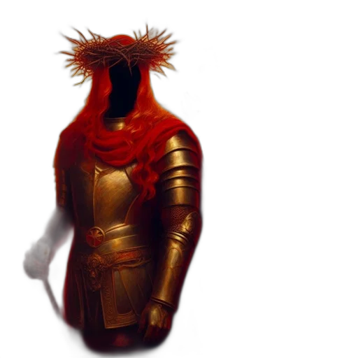 crown, mask, sword, dress transparent PNG cut-out