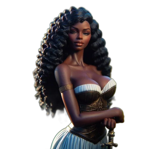 concept art, fantasy art, 3d render, comic book art transparent PNG cut-out