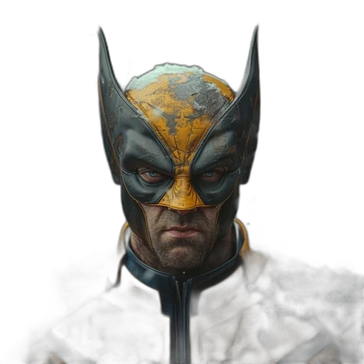 mask, face, jacket, staff transparent PNG cut-out
