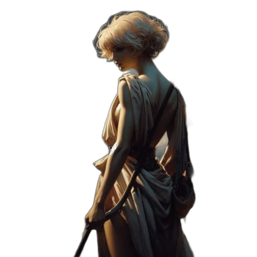 staff, dress, hat, umbrella transparent PNG cut-out