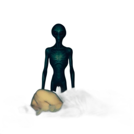 robot, creature, staff, mask transparent PNG cut-out