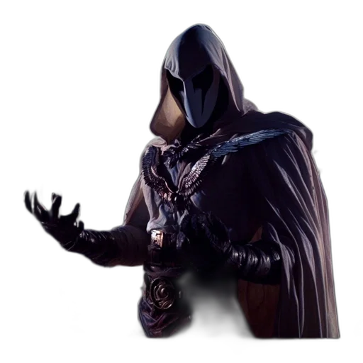 mask, jacket, weapon, creature transparent PNG cut-out