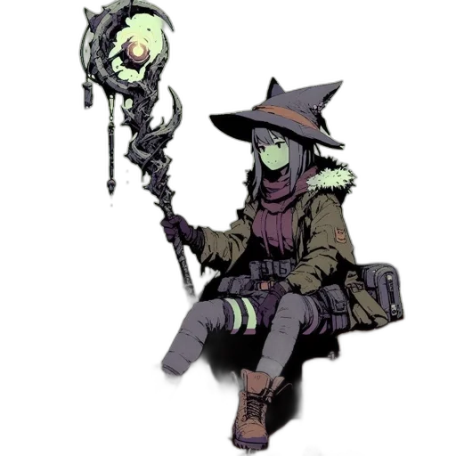 staff, creature, mask, weapon transparent PNG cut-out