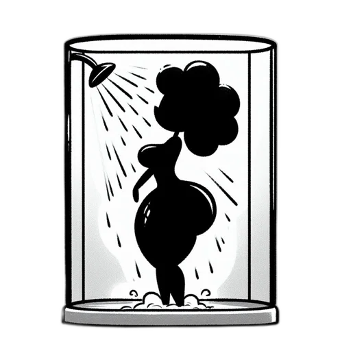 dress, umbrella, bottle, hair transparent PNG cut-out
