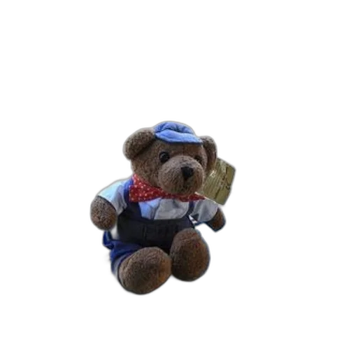 staff, hat, 3d render, teddy transparent PNG cut-out