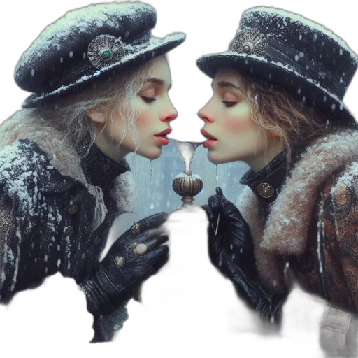 hat, face, mask, jacket transparent PNG cut-out