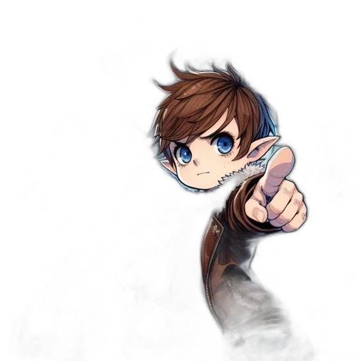 weapon, staff, sword, hair transparent PNG cut-out