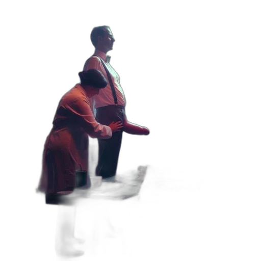 staff, dress, mask, robot transparent PNG cut-out