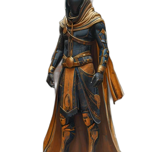 mask, staff, dress, concept art transparent PNG cut-out