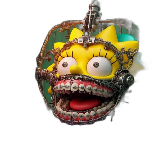 mask, crown, face, robot transparent PNG cut-out