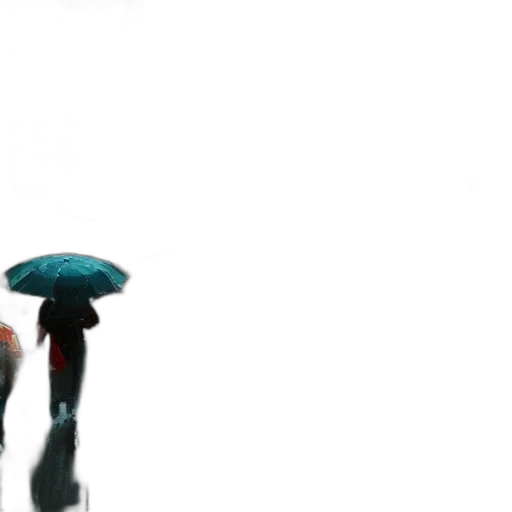umbrella, hat, staff, dress transparent PNG cut-out