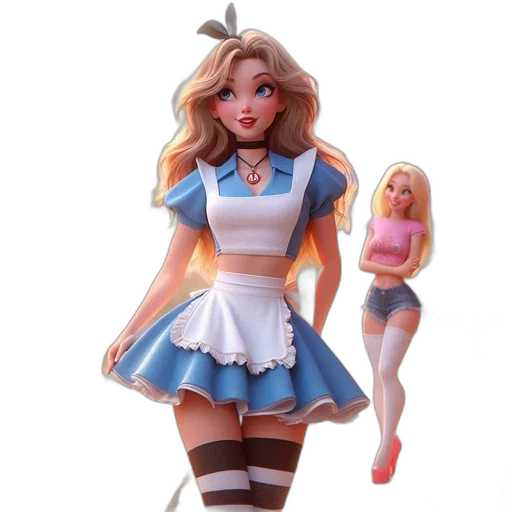 dress, 3d render, concept art, fantasy art transparent PNG cut-out