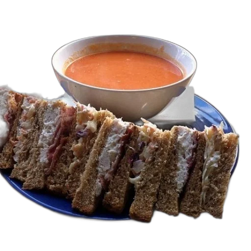 food, plate, sandwiches, bowl transparent PNG cut-out
