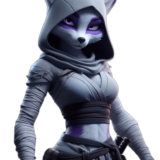 mask, jacket, animal, staff transparent PNG cut-out