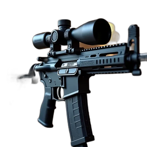 weapon, 3d render, photorealistic, concept art transparent PNG cut-out