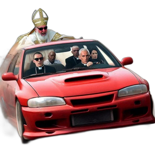 car, weapon, mask, face transparent PNG cut-out