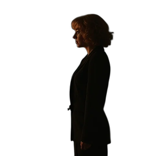 staff, jacket, dress, face transparent PNG cut-out