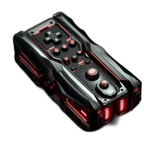weapon, car, robot, cyberpunk transparent PNG cut-out
