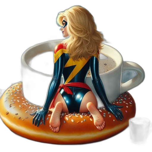 food, comic book art, concept art, 3d render transparent PNG cut-out