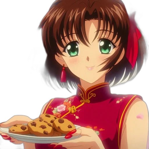 food, anime, vaporwave, photorealistic transparent PNG cut-out