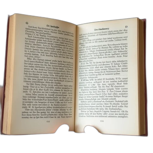 page, book, showing, article transparent PNG cut-out