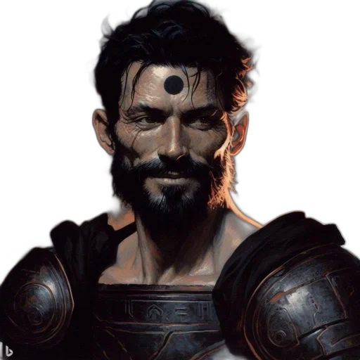 face, sword, fantasy art, concept art transparent PNG cut-out