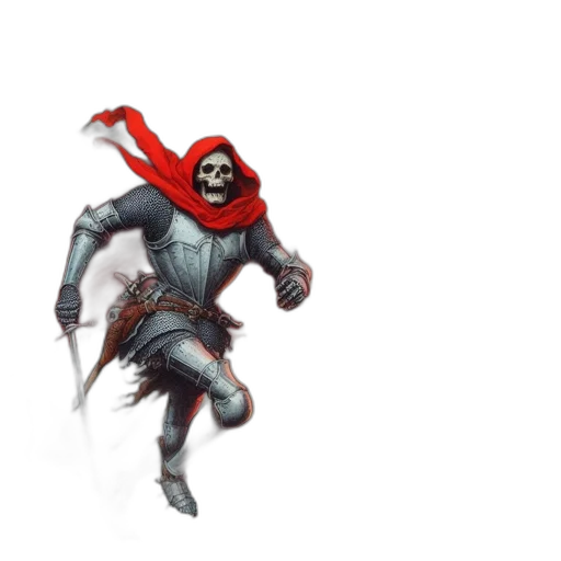 mask, jacket, creature, weapon transparent PNG cut-out