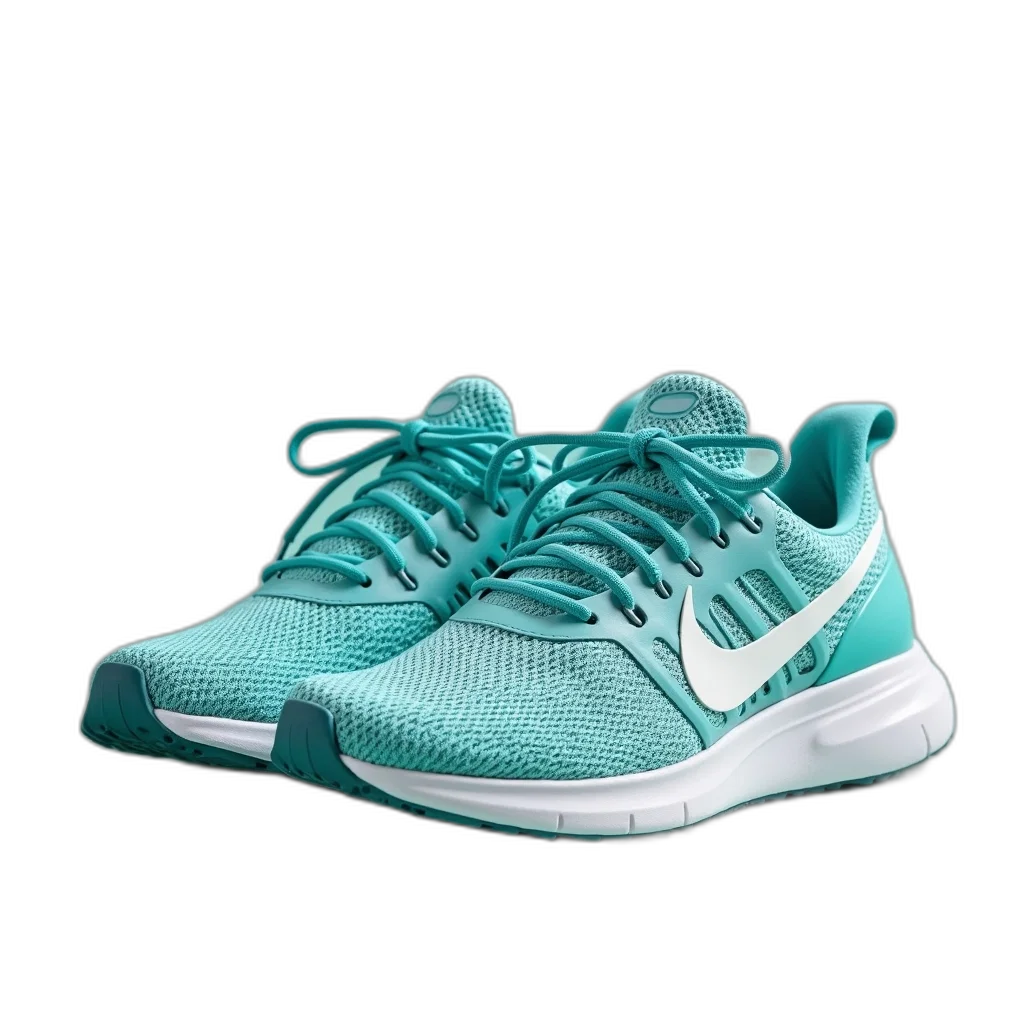 shoes, vaporwave, pastel, green transparent PNG cut-out